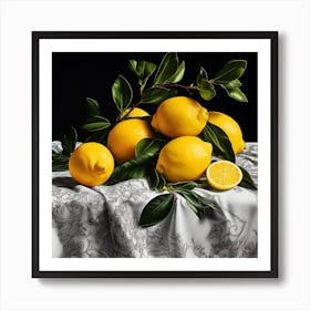 Lemons 1 Art Print