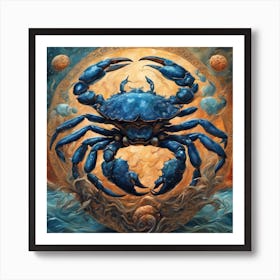 Cancer the Crab Art Print