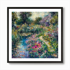 Cottage Dream Garden 4 Art Print