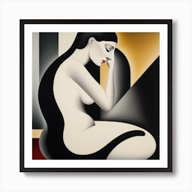 Nude Woman Art Print