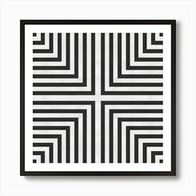 Black lines 1 Art Print