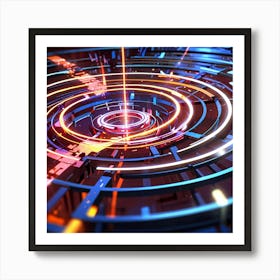 Futuristic Space Art Print