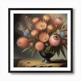 Australian Flower Bouquet 1 Art Print