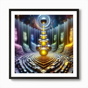 Psychedelic Universe 1 Art Print