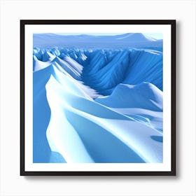 Icebergs 2 Art Print