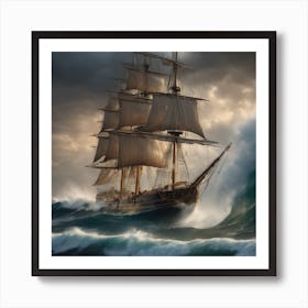 Stormy Seas Art Print