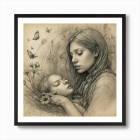 Mother And Child Art Print