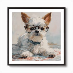 Intelligent Dog Art Print