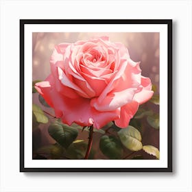 Pink Rose 4 Art Print