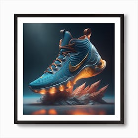 Ai generated sneakers Art Print