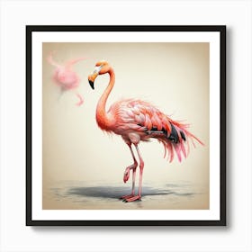 Flamingo 58 Art Print