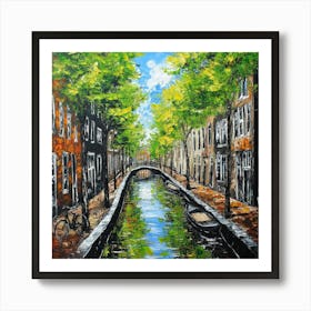 Amsterdam Canal Art Print