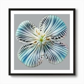 Mermaid Flower Wall Decor Art Print