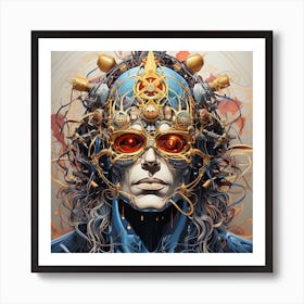 Crown Wears the Head Art Print