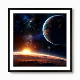 Space Wallpapers 1 Art Print