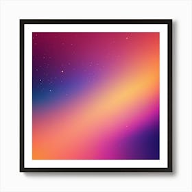 Abstract color Art Print