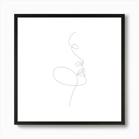 Boho art, calligraphy, face art, Scandinavian art, modern art, fine art.1 Art Print