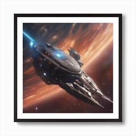 Spaceship Nebula #2 Art Print