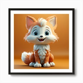 Cute Fox 1 Art Print