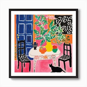 Table And Chairs 4 Art Print