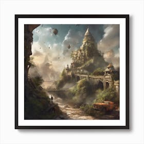 Fantasy Painting 16 Art Print