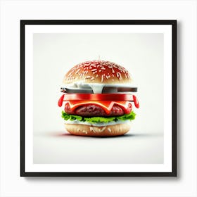 Cheeseburger Iconic (21) Art Print