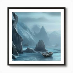 Boat In The Water Art Print