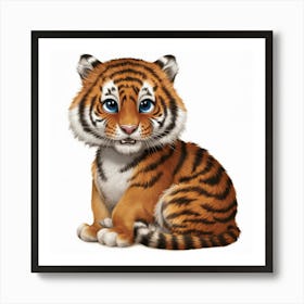 Tiger Cub 5 Art Print