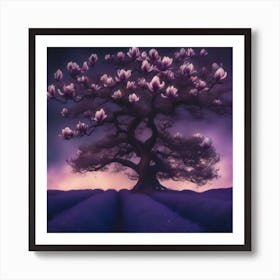 Magnolia Tree Art Print