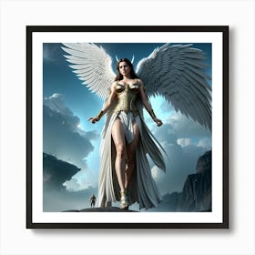 Battlefield Angel I Art Print