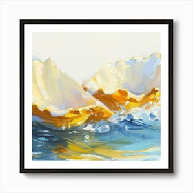 Shells In The Water Art Print