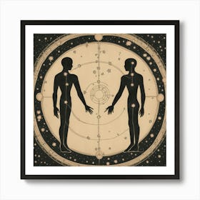 Two People Holding Hands 2 Art Print