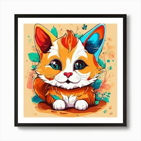 Kitty Cat 1 Art Print