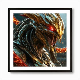 Image Of A Video Game Character nbh Art Print