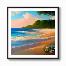 Hawaiian Beach Art Print