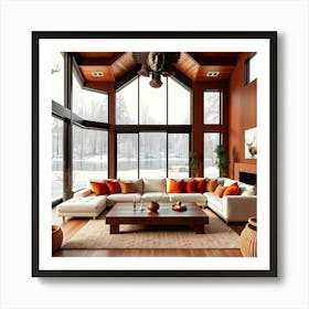 Modern Living Room 4 Art Print