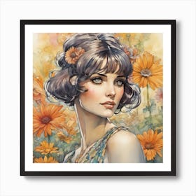 Daisy Art Print