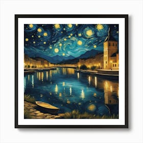 Ai Starry Night Over The Rh�ne Art Print