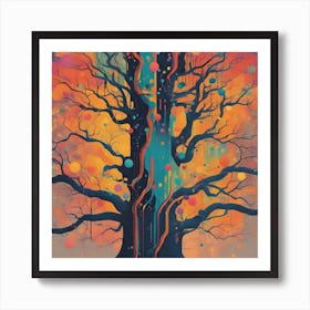 Tree Psychedelic Figuration, Eiko Ojala, Ian Davenport, Sci Fi Noir, Alex Maleev, Back Button Focus, (2) Art Print