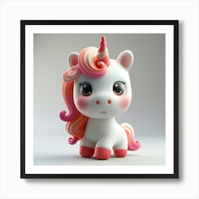 Cute Unicorn 880 Art Print