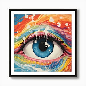 Eye Of The Rainbow Art Print