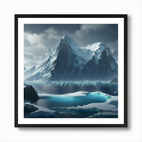 Arctic Landscape Art Print