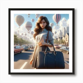 Hot Air Balloons Art Print