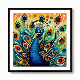Peacock 25 Art Print