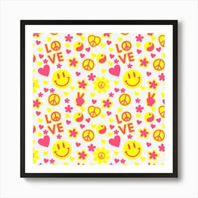 Hippie Love Art Print