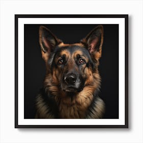 German Shepherd Art Print