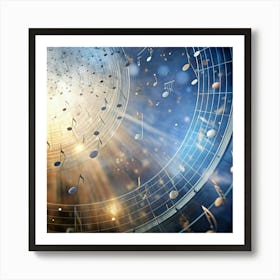 Music Notes 7 Art Print