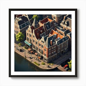 City In The Netherlands Art Print