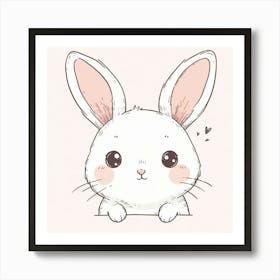 Cute Bunny 4 Art Print