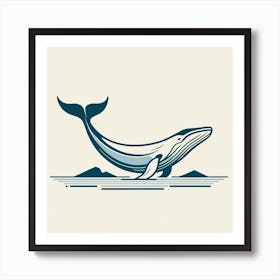 Whale Logo Art Print